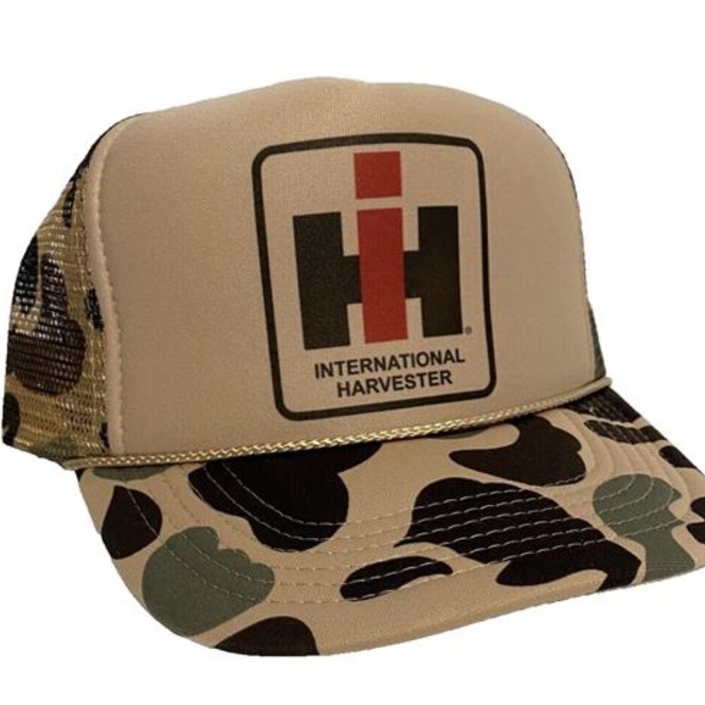 Retro Vintage Style Hunting Season IH Tractors International Harvester Hat Farm